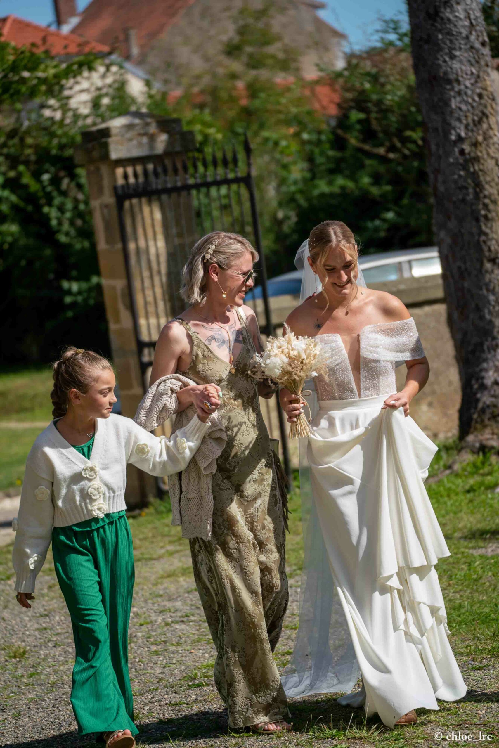 Photo d'un mariage par la photographe Chloé LRC