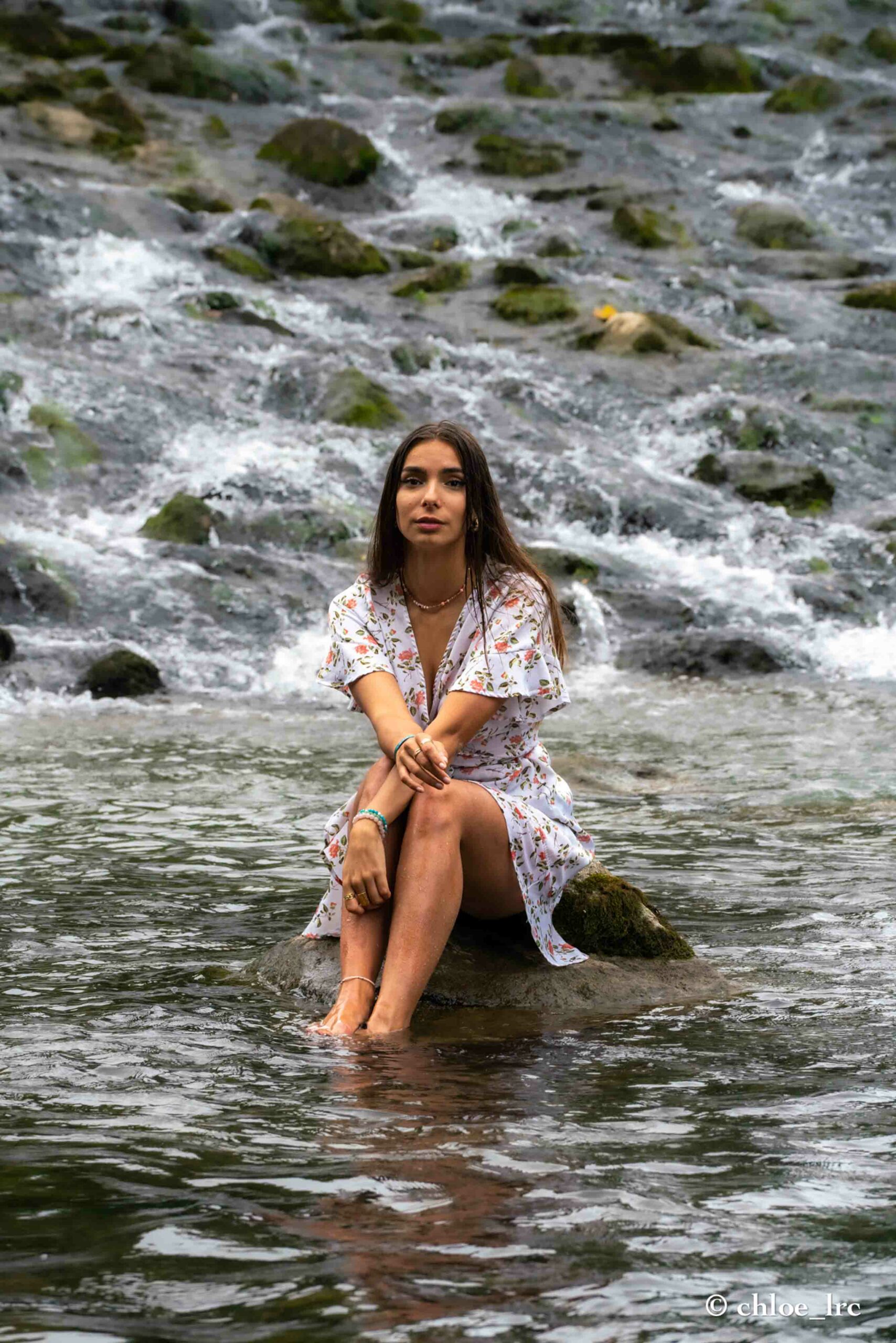 Photo d'un portrait pour un book photographié par Chloé LRC