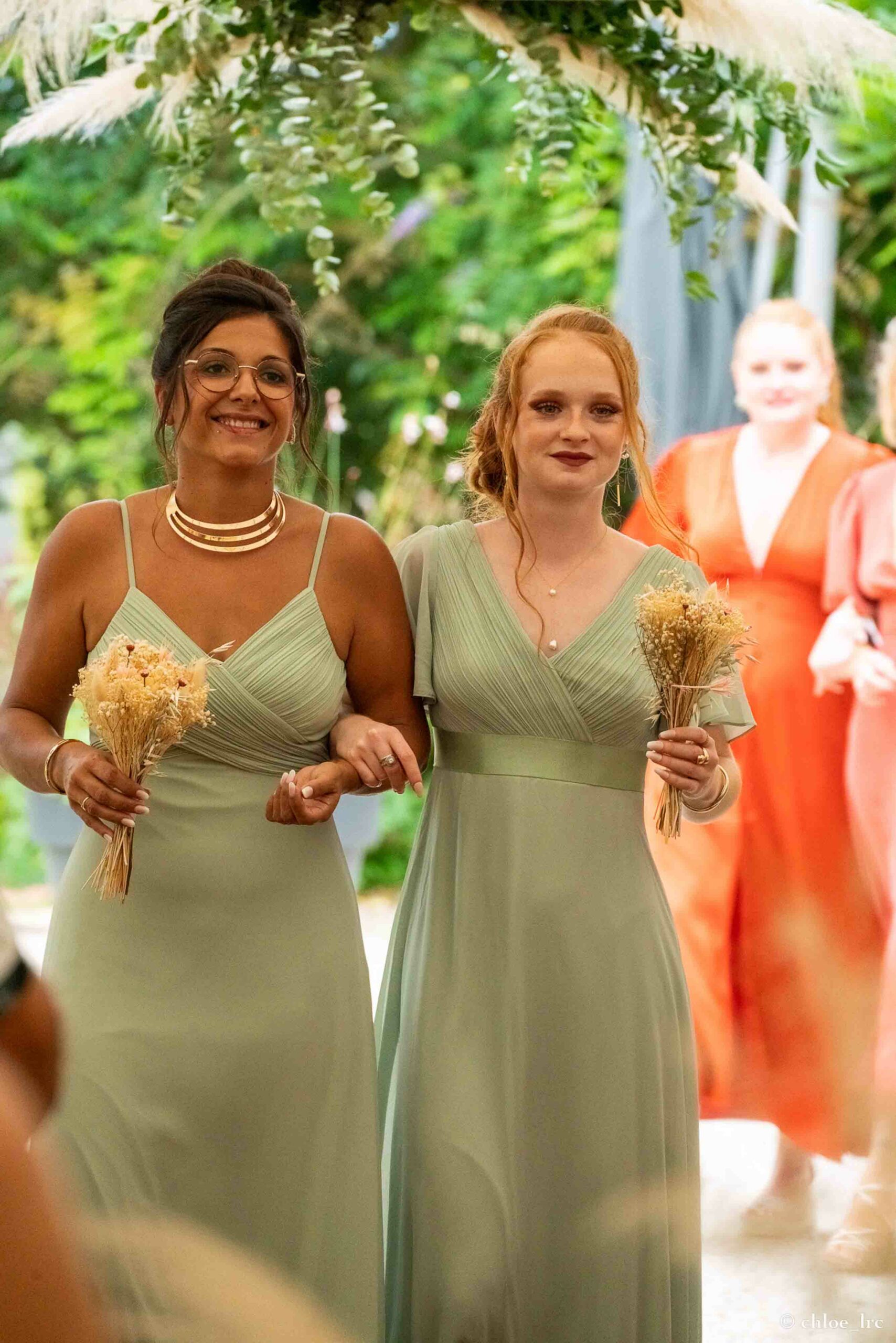 Photo d'un mariage par la photographe Chloé LRC